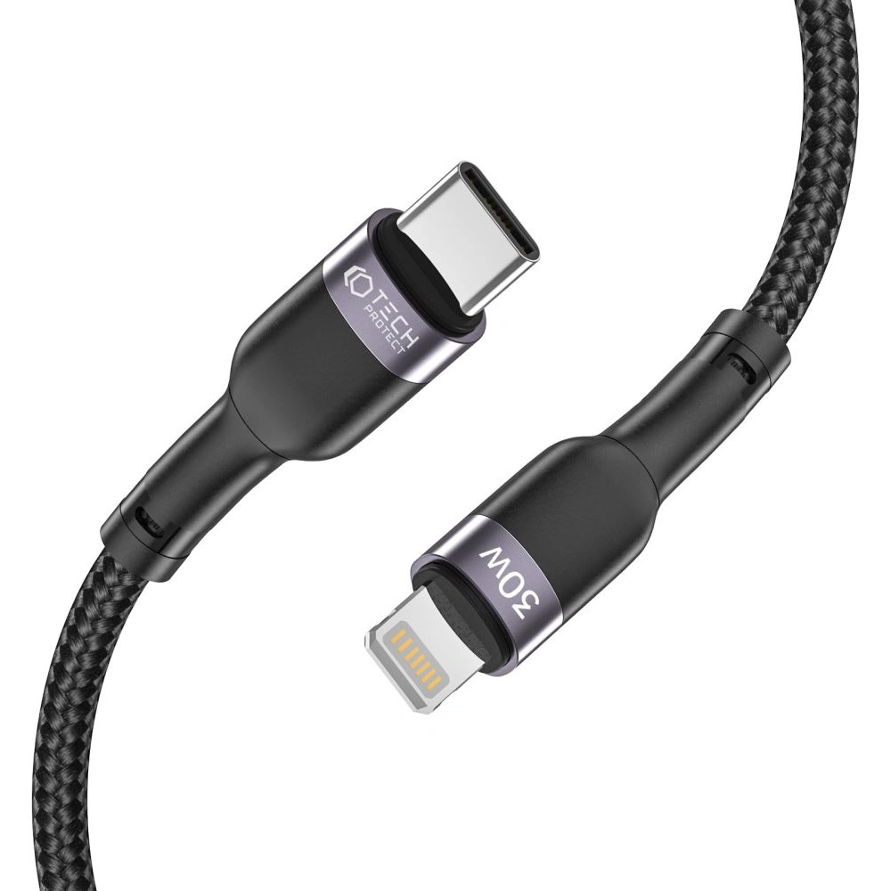 Wholesale Tech-Protect Ultraboost Lightning Cable PD 30W/3A 100cm Black - THP1596 - {ean13} - Hurt