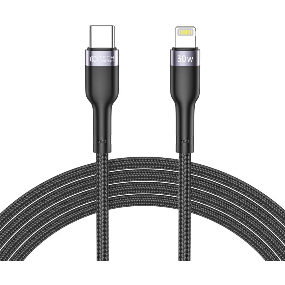 Hurtownia GSM - Kabel Tech-Protect Ultraboost Lightning PD 30W/3A 200cm Černý - THP1598 - {ean13} - Hurt
