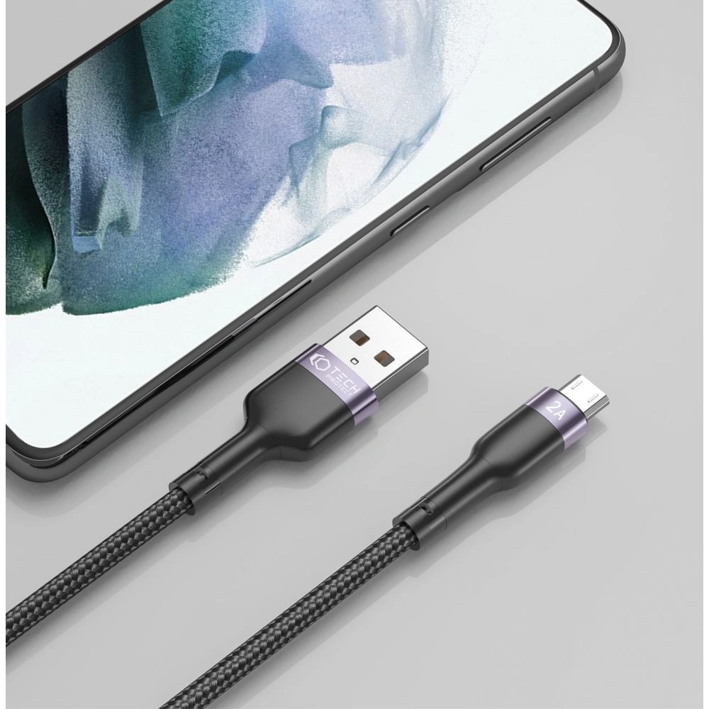 Hurtownia GSM - Kabel Tech-Protect Ultraboost microUSB 2.4A 100cm černý - THP1599 - {ean13} - Hurt