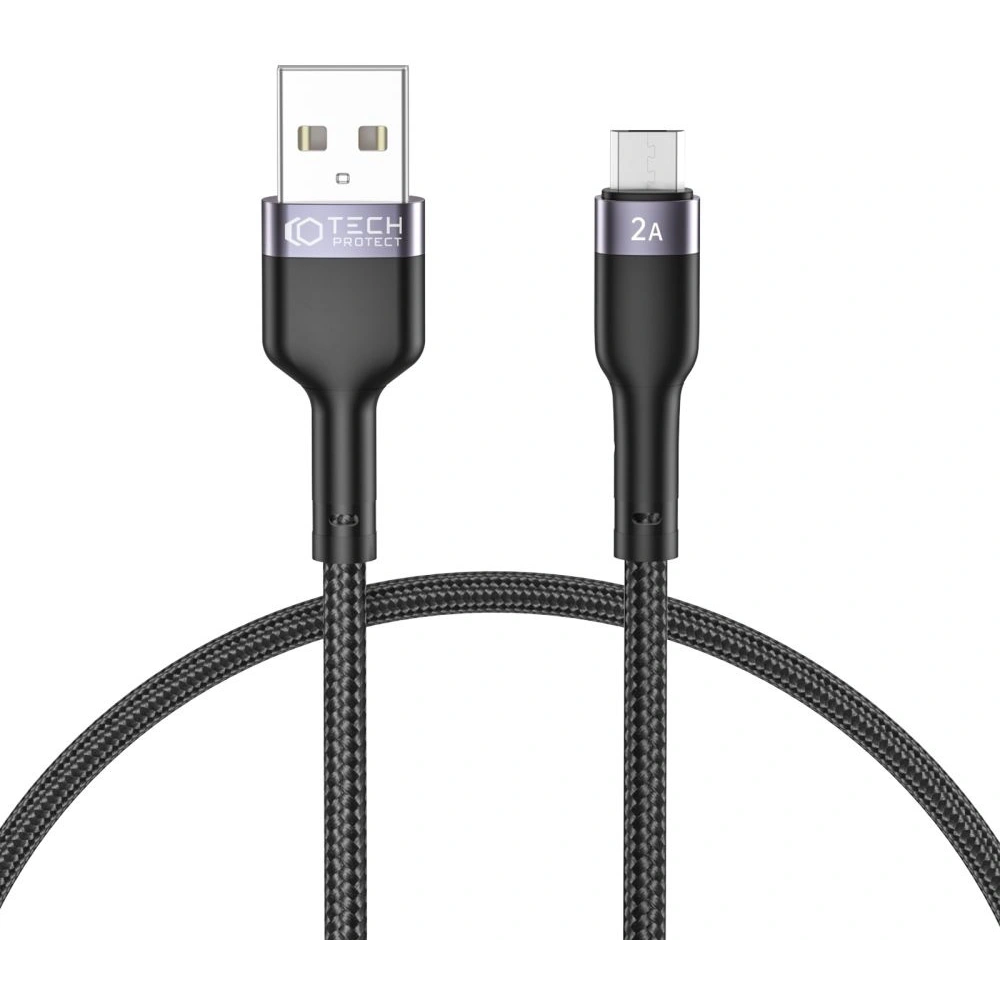 Hurtownia GSM - Kabel Tech-Protect Ultraboost microUSB 2.4A 25cm Schwarz - THP1600 - {ean13} - Hurt