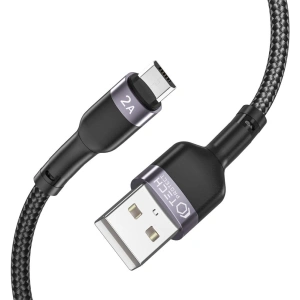 Kabel Tech-Protect Ultraboost microUSB 2.4A 25cm Black