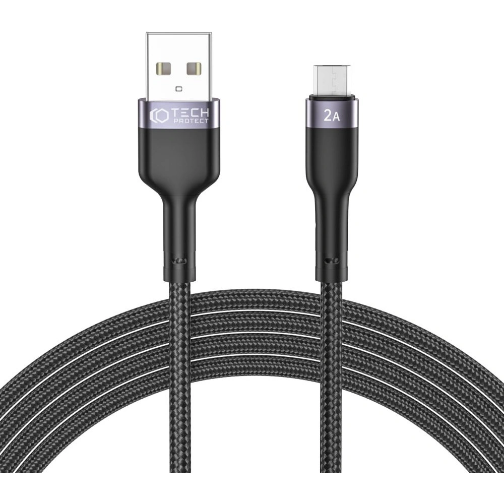 Hurtownia GSM - Kabel Tech-Protect Ultraboost microUSB 2.4A 200cm černý - THP1601 - {ean13} - Hurt