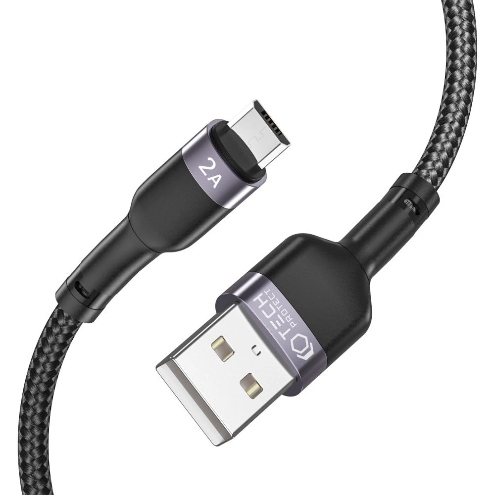 Hurtownia GSM - Kábel Tech-Protect Ultraboost microUSB 2.4A 200cm Fekete - THP1601 - {ean13} - Hurt