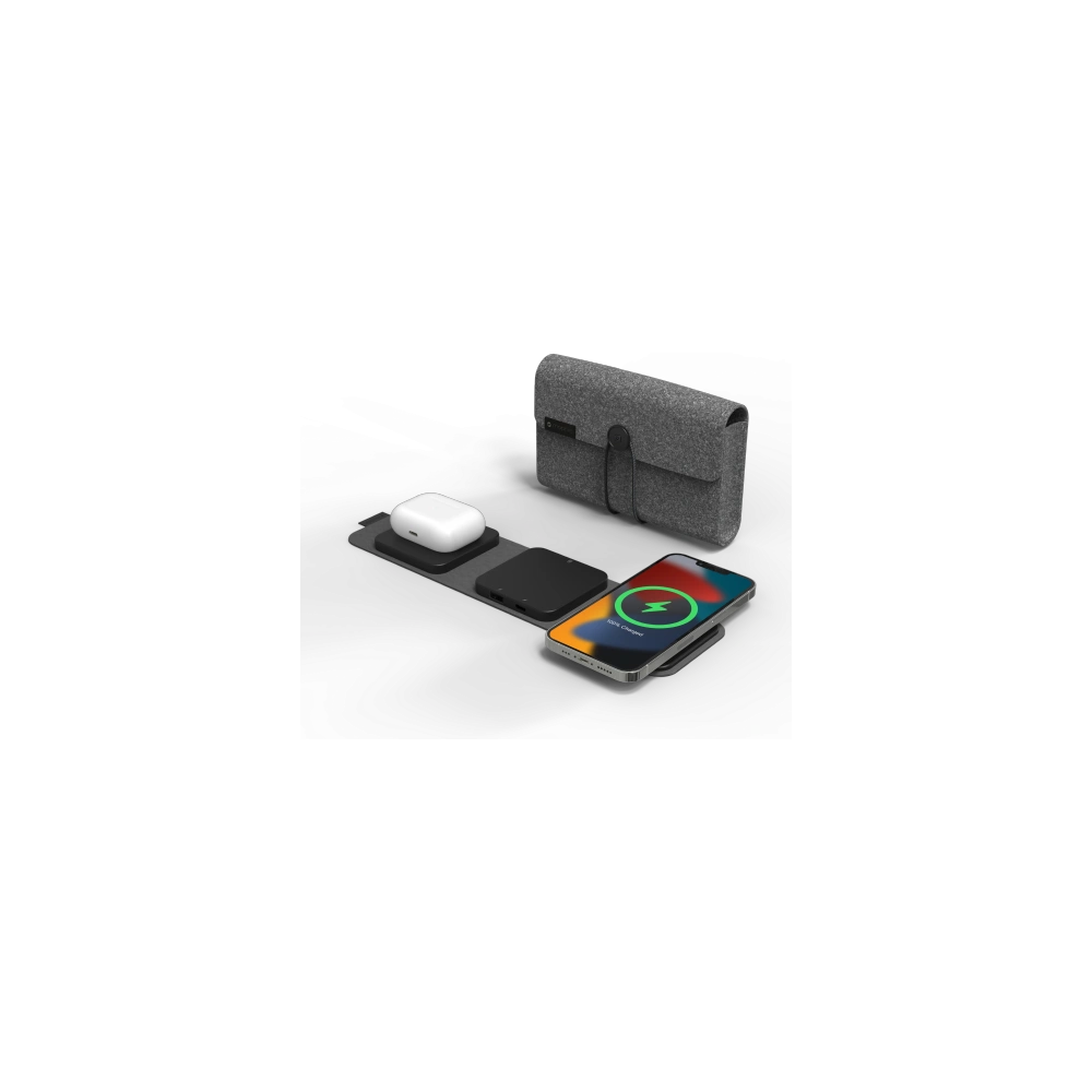 Hurtownia GSM - Încărcător wireless de călătorie Mophie Snap+ Travel Charger MagSafe (negru) - MPH057 - {ean13} - Hurt