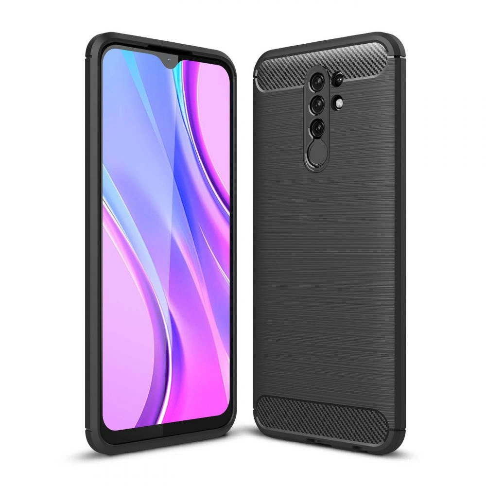 Hurtownia GSM - Etui Tech-Protect TPUCarbon Xiaomi Redmi 9 Fekete - THP1602 - {ean13} - Hurt