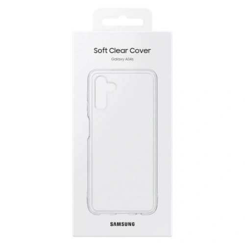 Etui Samsung Galaxy A04s EF-QA047TTEGWW przezroczysty/transparent Soft Clear Cover