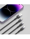 Hurtownia GSM - Kábel Tech-Protect Ultraboost 3in1 Lightning/USB-C/microUSB 3A 120cm Fekete - THP1604 - {ean13} - Hurt