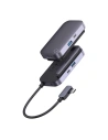Hub 4w1 Baseus PadJoy Series USB-C zu USB 3.0 + HDMI + USB-C PD + Klinke 3.5mm (Grau)