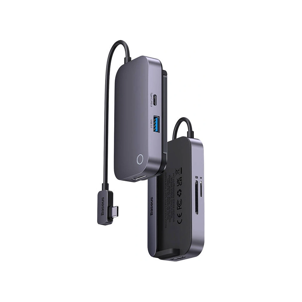 Wholesale Hub 6in1 Baseus PadJoy Series USB-C - USB 3.0 + HDMI + USB-C PD + jack 3.5mm + SD/TF (gray) - BSU3701 - {ean13} - Hurt