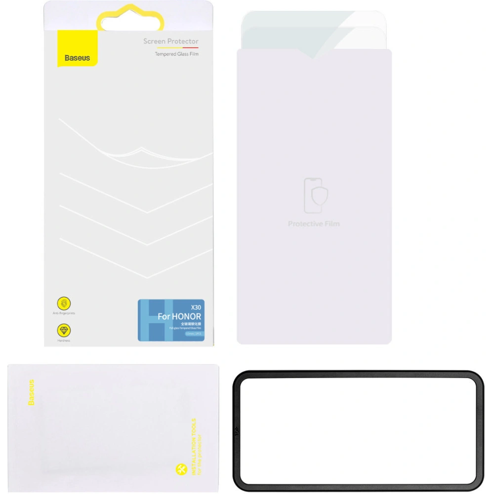 Hurtownia GSM - Sticlă întărită Baseus Honor X30 0.3mm transparentă [2 PACK] - BSU3702 - {ean13} - Hurt