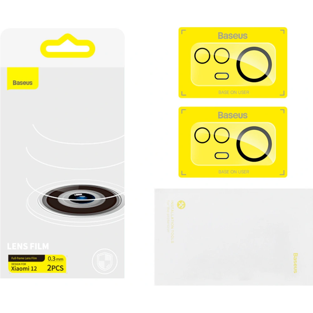 Wholesale Baseus Lens Protector 0.3mm Xiaomi 12 clear [2 PACK] - BSU3703 - {ean13} - Hurt