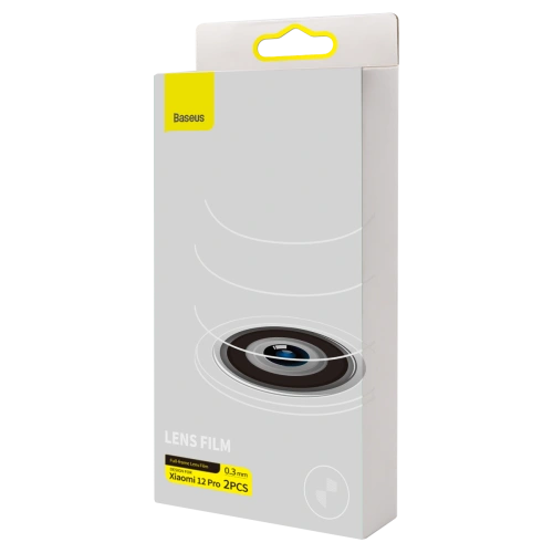 Folia na aparat Baseus Lens Protector Xiaomi 12 Pro 0.3mm przezroczysta [2 PACK]