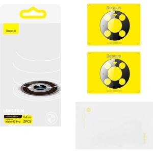 Hurtownia GSM - Folia na aparat Baseus Lens Protector Huawei Mate 40 Pro 0.3mm transparentă [2 PACK] - BSU3705 - {ean13} - Hurt