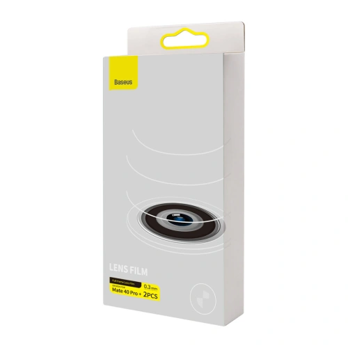 Folia na aparat Baseus Lens Protector Huawei Mate 40 Pro+ Plus 0.3mm przezroczysta [2 PACK]