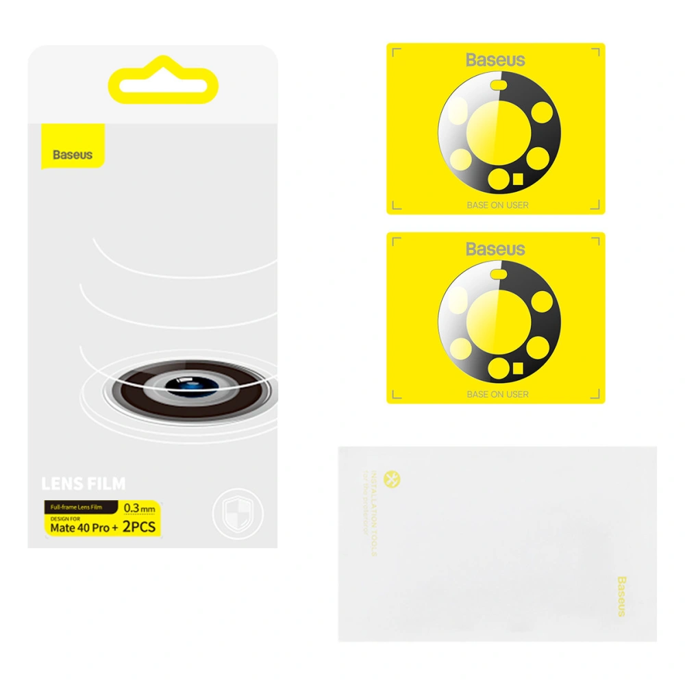 Hurtownia GSM - Fólia a Baseus lencséhez Huawei Mate 40 Pro+ Plus 0.3mm átlátszó [2 PACK] - BSU3706 - {ean13} - Hurt