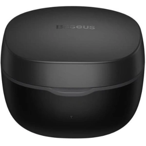 Vezeték nélküli TWS Baseus Encok WM01 Bluetooth 5.3 fekete fülhallgató