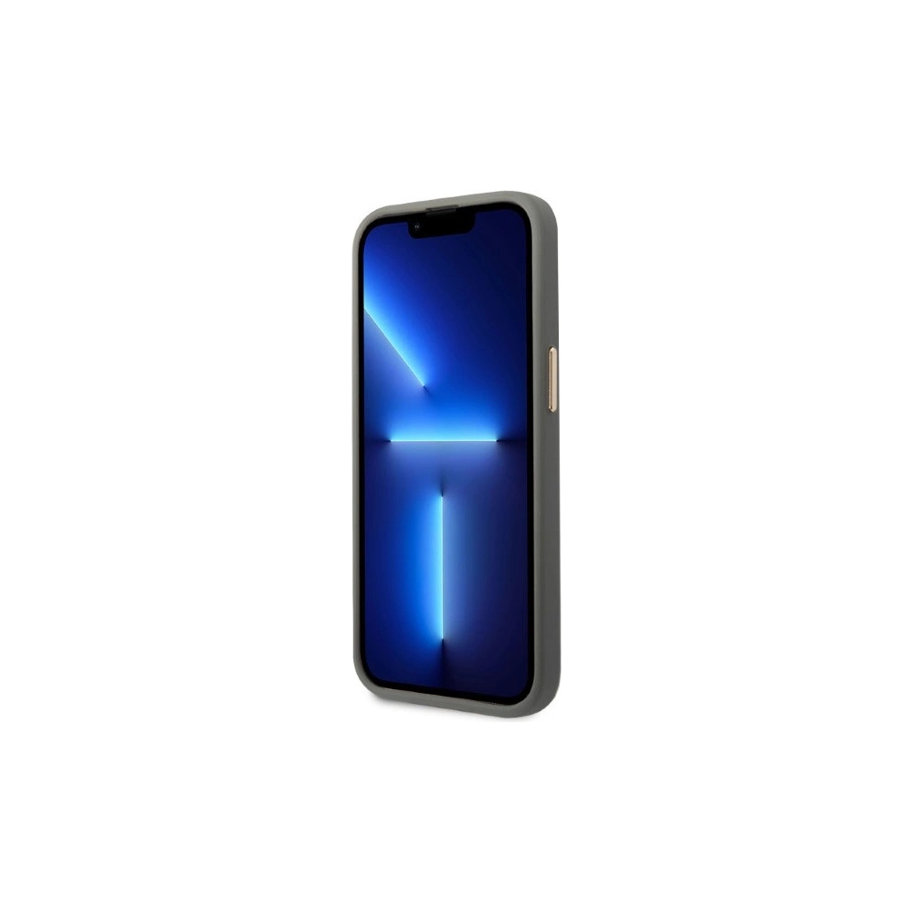 Hurtownia GSM - Case Guess GUHMP13LSAPSTG Apple iPhone 13 Pro grau/grey Hardcase Peony Logo Plate MagSafe - GUE2268 - {ean13} - Hurt