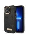 Hurtownia GSM - Etui Guess GUHMP13LSAPSTK Apple iPhone 13 Pro negru/black hardcase Peony Logo Plate MagSafe - GUE2269 - {ean13} - Hurt