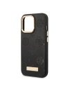 Hurtownia GSM - Etui Guess GUHMP13LSAPSTK Apple iPhone 13 Pro negru/black hardcase Peony Logo Plate MagSafe - GUE2269 - {ean13} - Hurt