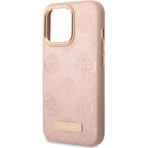 Wholesale Guess GUHMP13LSAPSTP Apple iPhone 13 Pro pink hardcase Peony Logo Plate MagSafe - GUE2270 - {ean13} - Hurt