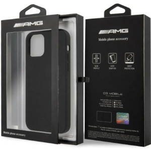 Hurtownia GSM - Etui Mercedes AMG AMHCP12LSGLBGN Apple iPhone 12 Pro Max černý/black hardcase silikonové velké logo - MRS66 - {ean13} - Hurt