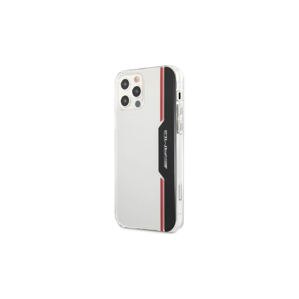 Hurtownia GSM - Etui Mercedes AMG AMHCP12MTVLBR Apple iPhone 12/12 Pro carcasă transparentă din plastic Electroplate Vertical - MRS67 - {ean13} - Hurt