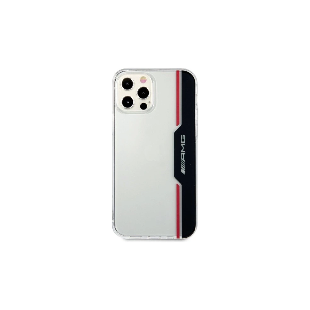 Wholesale Mercedes AMG AMHCP12MTVLBR Apple iPhone 12/12 Pro transparent hardcase Electroplate Vertical - MRS67 - {ean13} - Hurt