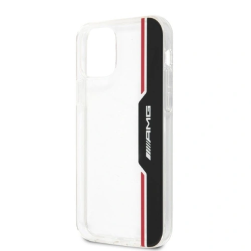 Etui Mercedes AMG AMHCP12MTVLBR Apple iPhone 12/12 Pro transparent hardcase Electroplate Vertical