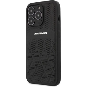 Hurtownia GSM - Etui Mercedes AMG AMHCP13XOSDBK Apple iPhone 13 Pro Max negru/black hardcase Leather Curved Lines - MRS69 - {ean13} - Hurt