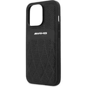 Hurtownia GSM - Etui Mercedes AMG AMHCP13XOSDBK Apple iPhone 13 Pro Max negru/black hardcase Leather Curved Lines - MRS69 - {ean13} - Hurt