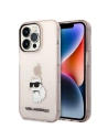 Etui Karl Lagerfeld KLHCP14LHNCHTCP Apple iPhone 14 Pro różowy/pink hardcase Ikonik Choupette