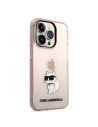 Hurtownia GSM - Etui Karl Lagerfeld KLHCP14LHNCHTCP Apple iPhone 14 Pro różowy/pink hardcase Ikonik Choupette - KLD1268 - {ean13} - Hurt