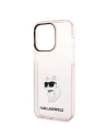 Hurtownia GSM - Etui Karl Lagerfeld KLHCP14LHNCHTCP Apple iPhone 14 Pro różowy/pink hardcase Ikonik Choupette - KLD1268 - {ean13} - Hurt