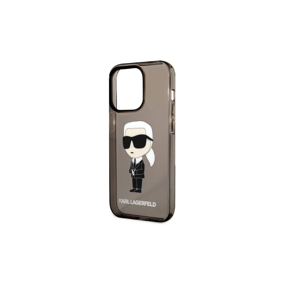 Hurtownia GSM - Etui Karl Lagerfeld KLHCP14LHNIKTCK Apple iPhone 14 Pro negru/black hardcase Ikonik Etui Karl Lagerfeld - KLD1269 - {ean13} - Hurt