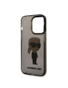 Hurtownia GSM - Etui Karl Lagerfeld KLHCP14LHNIKTCK Apple iPhone 14 Pro czarny/black hardcase Ikonik Etui Karl Lagerfeld - KLD1269 - {ean13} - Hurt