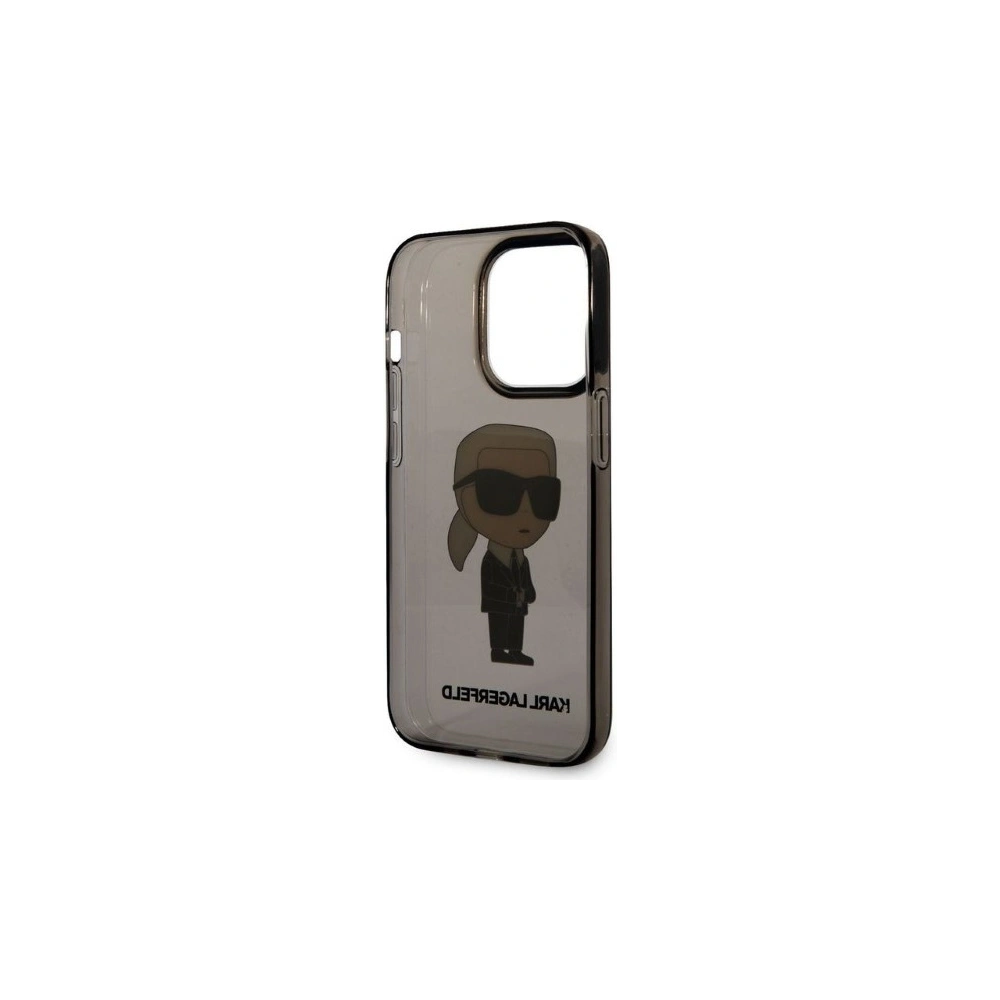 Hurtownia GSM - Etui Karl Lagerfeld KLHCP14LHNIKTCK Apple iPhone 14 Pro negru/black hardcase Ikonik Etui Karl Lagerfeld - KLD1269 - {ean13} - Hurt