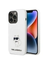 Karl Lagerfeld KLHCP14LSNCHBCH Apple iPhone 14 Pro hardcase white Silicone Choupette
