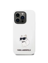Hurtownia GSM - Etui Karl Lagerfeld KLHCP14LSNCHBCH Apple iPhone 14 Pro carcasă rigidă albă/white Silicone Choupette - KLD1270 - {ean13} - Hurt