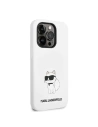Hurtownia GSM - Etui Karl Lagerfeld KLHCP14LSNCHBCH Apple iPhone 14 Pro carcasă rigidă albă/white Silicone Choupette - KLD1270 - {ean13} - Hurt