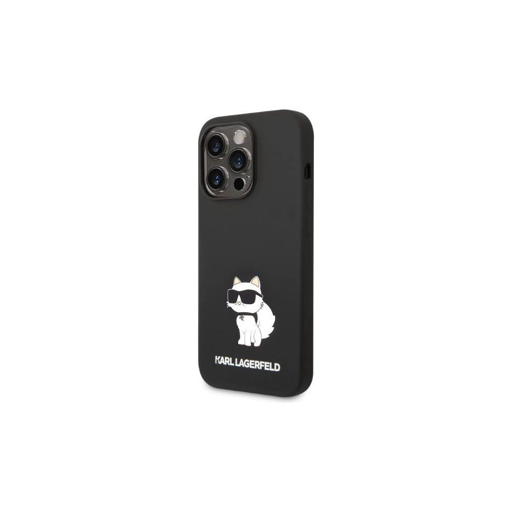 Hurtownia GSM - Etui Karl Lagerfeld KLHCP14LSNCHBCK Apple iPhone 14 Pro kemény tok fekete/szilikon Choupette - KLD1271 - {ean13} - Hurt