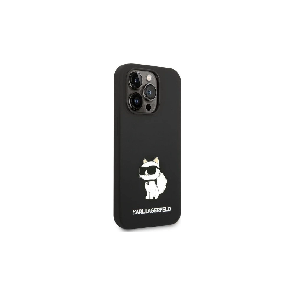 Hurtownia GSM - Etui Karl Lagerfeld KLHCP14LSNCHBCK Apple iPhone 14 Pro kemény tok fekete/szilikon Choupette - KLD1271 - {ean13} - Hurt