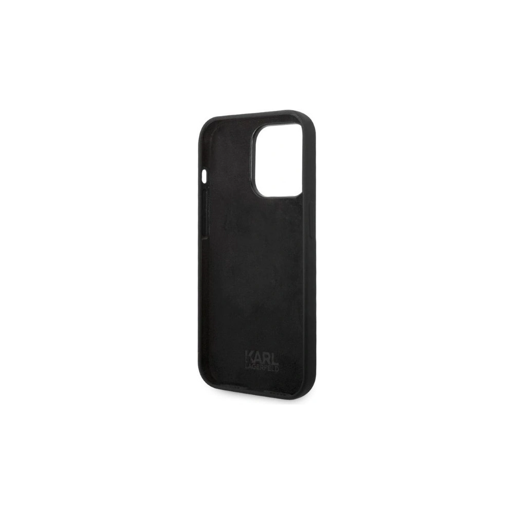 Hurtownia GSM - Etui Karl Lagerfeld KLHCP14LSNIKBCK Apple iPhone 14 Pro hardcase černý/black Silicone Ikonik - KLD1272 - {ean13} - Hurt