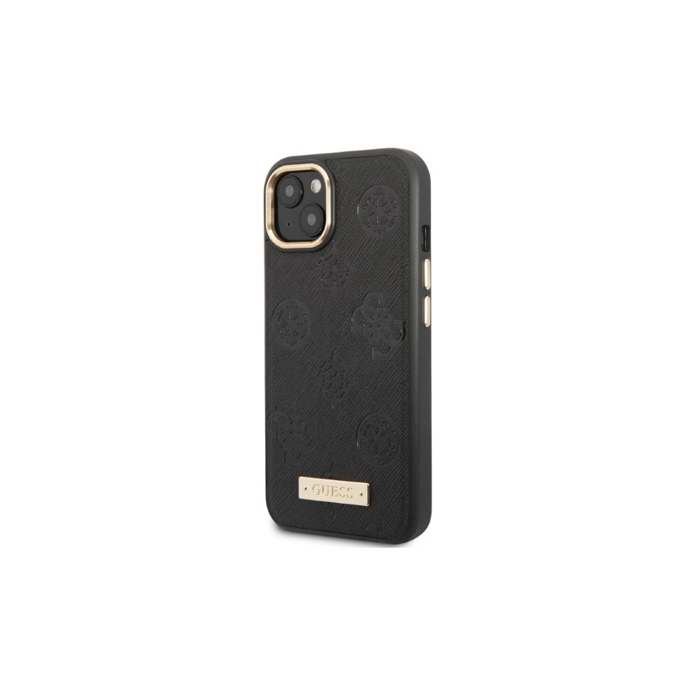 Hurtownia GSM - Etui Guess GUHMP13MSAPSTK Apple iPhone 13 czarny/black hardcase Peony Logo Plate MagSafe - GUE2272 - {ean13} - Hurt
