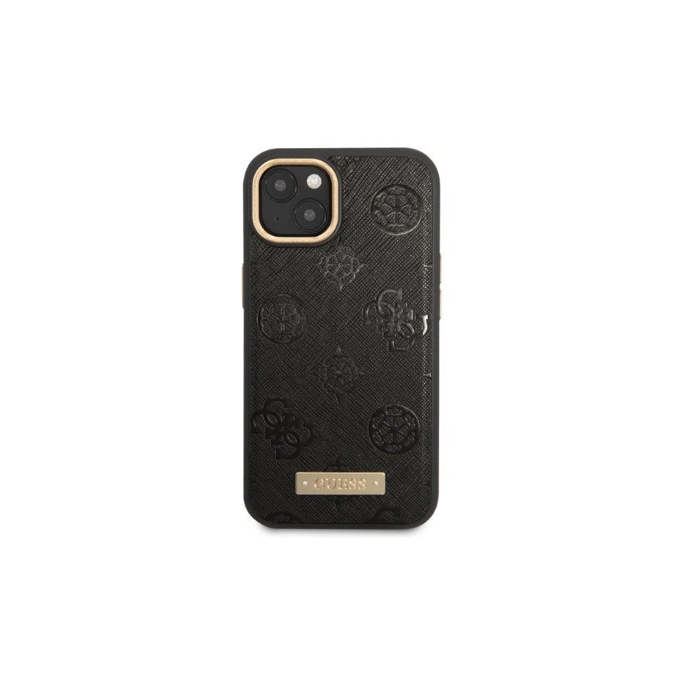 Hurtownia GSM - Etui Guess GUHMP13MSAPSTK Apple iPhone 13 czarny/black hardcase Peony Logo Plate MagSafe - GUE2272 - {ean13} - Hurt