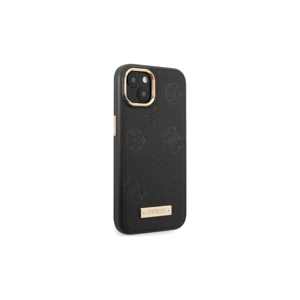 Hurtownia GSM - Etui Guess GUHMP13MSAPSTK Apple iPhone 13 czarny/black hardcase Peony Logo Plate MagSafe - GUE2272 - {ean13} - Hurt