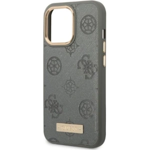 Hurtownia GSM - Etui Guess GUHMP13XSAPSTG Apple iPhone 13 Pro Max gri/grey hardcase Peony Logo Plate MagSafe - GUE2274 - {ean13} - Hurt