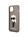 Case Karl Lagerfeld KLHCP14MHNIKTCK Apple iPhone 14 Plus / 15 Plus schwarz/black hardcase Ikonik Case Karl Lagerfeld