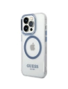 Hurtownia GSM - Etui Guess GUHMP14LHTRMB Apple iPhone 14 Pro kék/hard case Metal Outline Magsafe - GUE2277 - {ean13} - Hurt