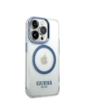 Hurtownia GSM - Etui Guess GUHMP14LHTRMB Apple iPhone 14 Pro kék/hard case Metal Outline Magsafe - GUE2277 - {ean13} - Hurt