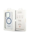Hurtownia GSM - Etui Guess GUHMP14LHTRMB Apple iPhone 14 Pro kék/hard case Metal Outline Magsafe - GUE2277 - {ean13} - Hurt